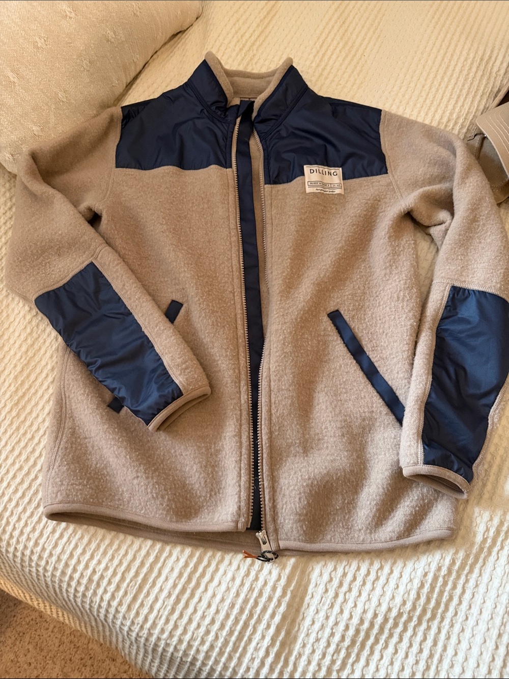 100% merino Wool fleece by Dilling